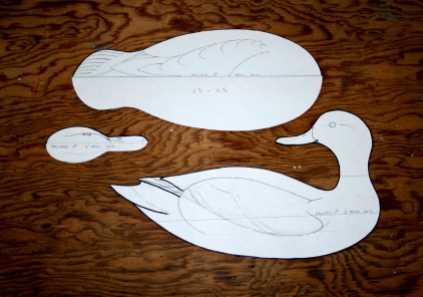 1. Start with a pattern you like. This is a decorative Drake Mallard - body is a bit over 14 inches long.