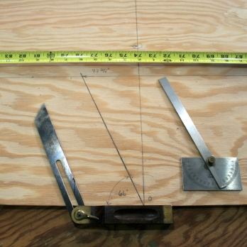 15. Other methods - measure from bow or use protractor.