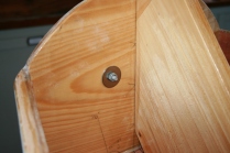 3. Back up bow cleat with ss fender washers.