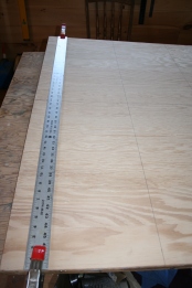 4. 4-foot rule and 2 spring clamps to draw grid.