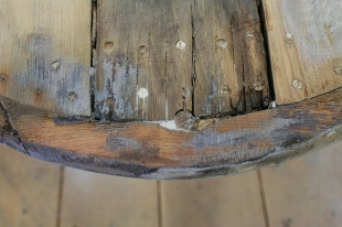 15 - Note the stopwater between the oak keel and the fairing piece.