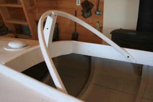 2 - Here are the bow and strut that frame the cowling.