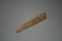 Yellow Pine was carved to fit into the bow - to reinforce the new bow eye.