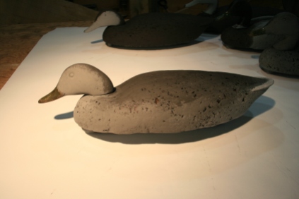 The Hen is primed with the Black Duck Body lightened with White.